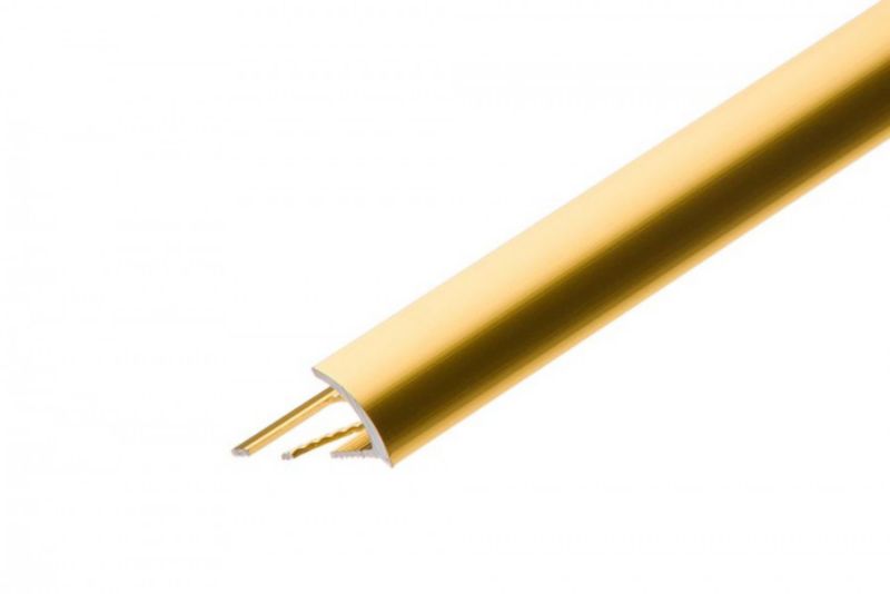 Profil aluminiowy narożny Cezar Złoty El-Poler 17x10x2500mm aluminiowy 1 szt.