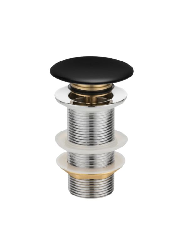 Korek click-clack Uptrend F008-U18, czarny mat bez przelewu 1 szt.