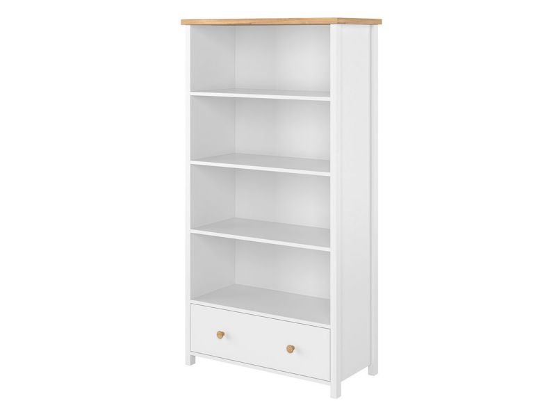 Regał MIRJAN 24 Story SO-02 biały / dąb nash 1 szt.