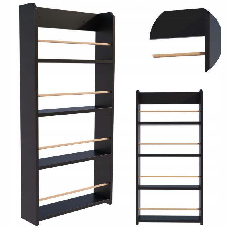 Regał otwarty Matkam szafka FRANCO Per czarny 1 szt.