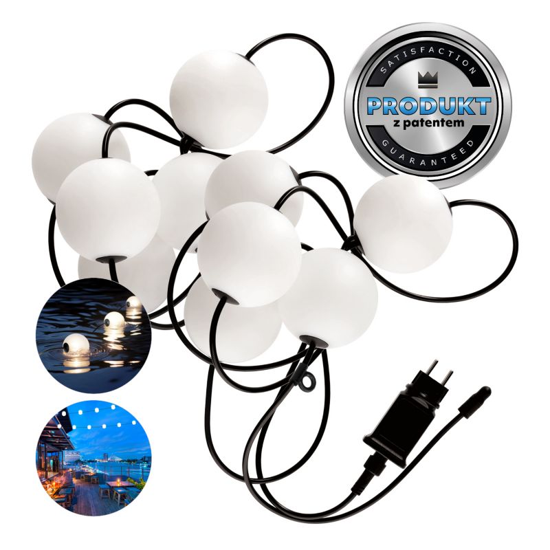 Girlanda ogrodowa LED Kobi Venezia 7,7m 10xE27 1 kpl