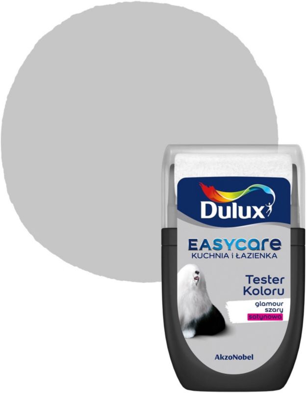 Farba Dulux EasyCare Kuchnia i Łazienka glamour szary satyna 30 ml