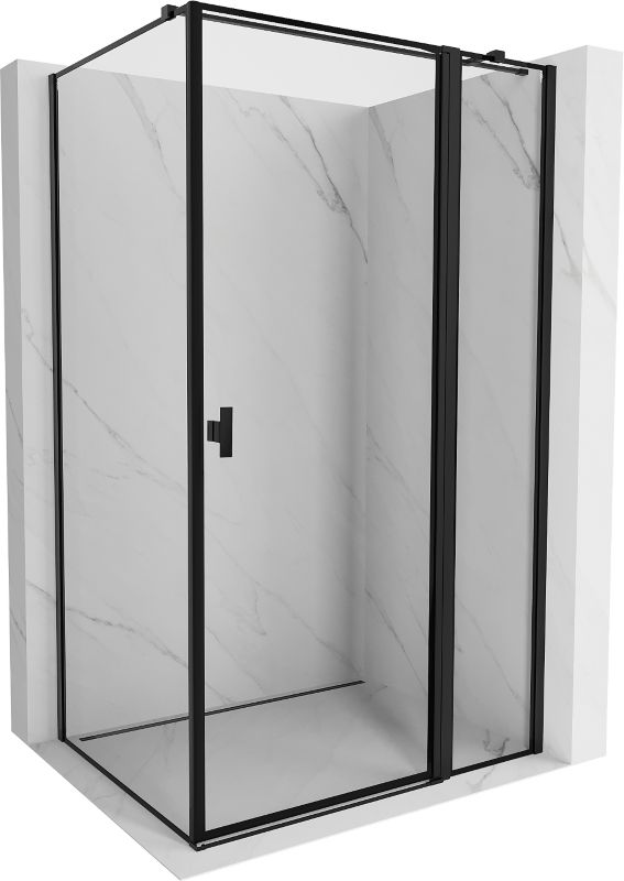 Kabina prysznicowa Mexen Mist T czarna 120x85 cm 8A4T-120-085-70-70-P 1 szt.