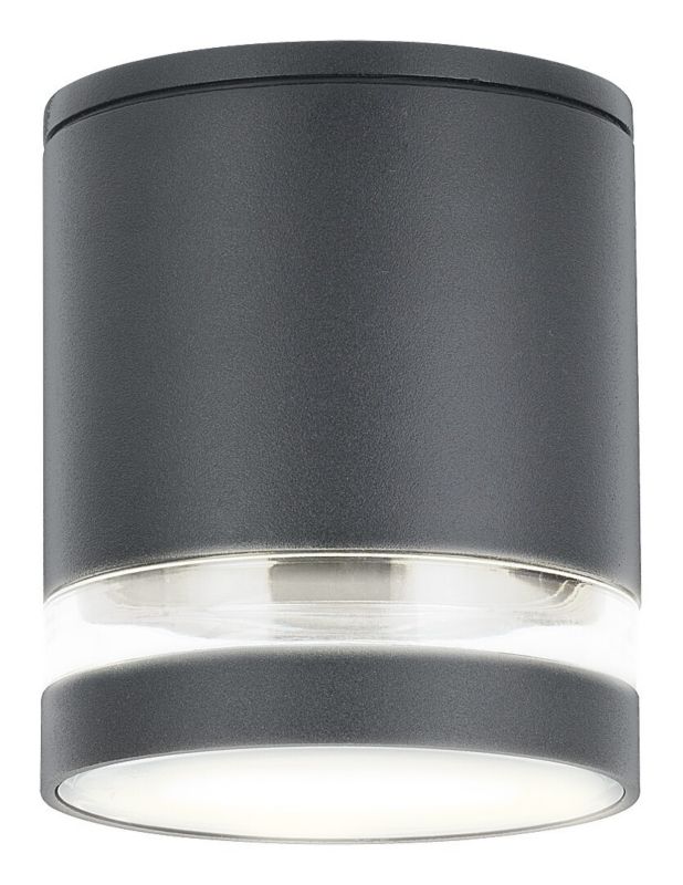 Lampa sufitowa zewnętrzna Rabalux Zombor antracytowa 1 x GU10 x 35W IP54 wym: 12 x 10,2 x 10,2 cm - 1 szt.