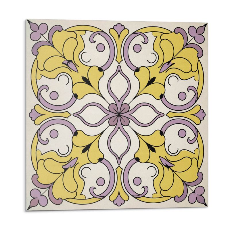 Kafelki samoprzylepne Wallfluent 30x30 cm Ornamenty w kwiatowej kompozycji 9 szt.