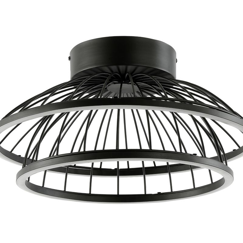 Plafon GoodHome Matsys 2200 lm 3000 K czarny mat