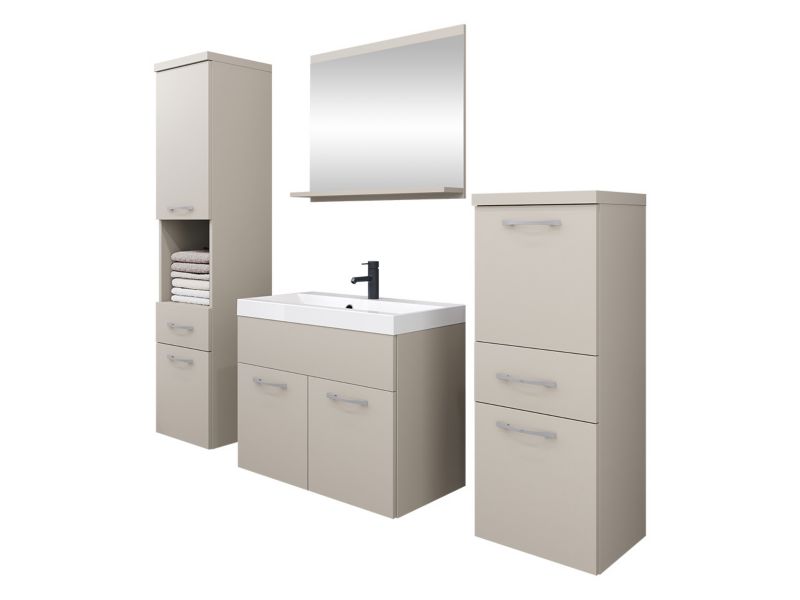 Meble łazienkowe MIRJAN 24 Alba I kaszmirowy beż 1 kpl.