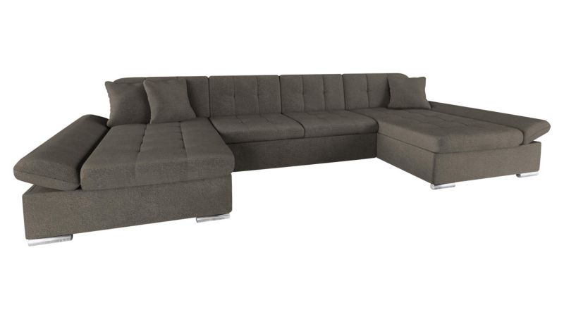 Narożnik z funkcją spania MIRJAN 24 Alia szarobrązowy 1 szt.