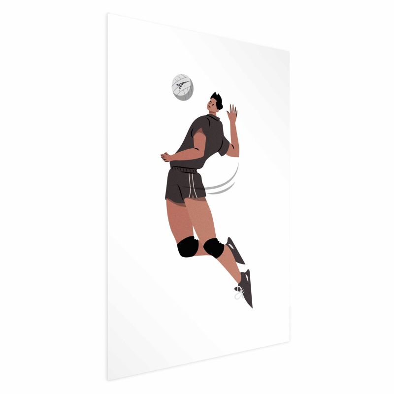 Plakat Artgeist Siatkarz 21x30 cm bez ramy 1 szt