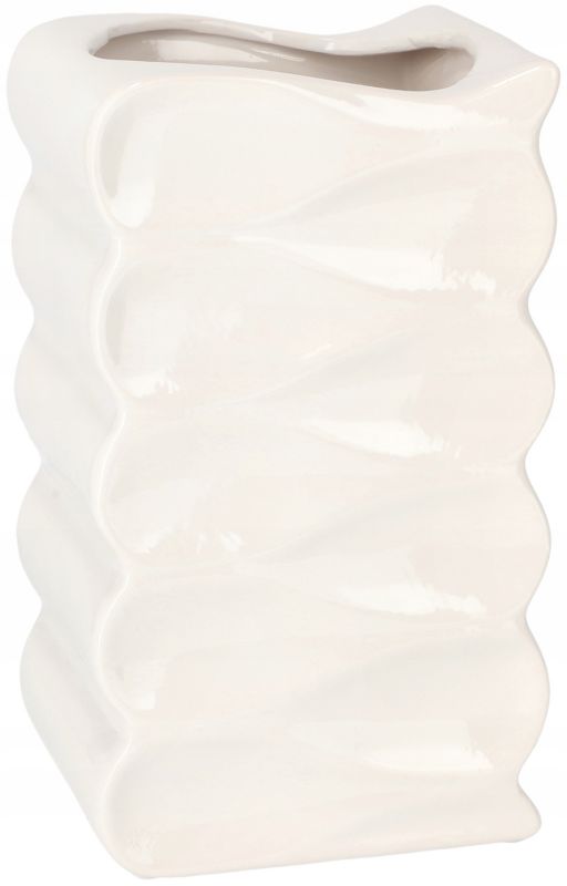 Doniczka ceramiczna KOTARBAU 26 cm biała 1 szt.