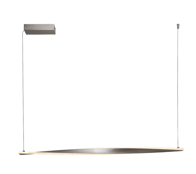 Lampa wisząca Rabalux Elvio 2340 chrom satynowany-biała nowoczesna wbudowany LED 28W 1 szt.