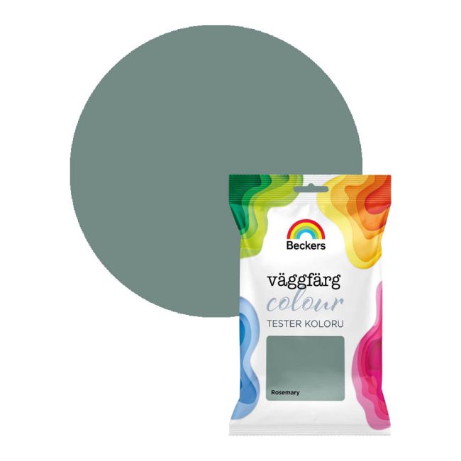 Tester farby kolorowej Beckers Vaggfarg Colour rosemary 0,05 l