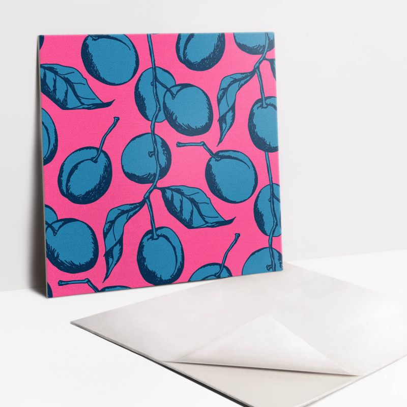 Kafelki samoprzylepne Tulup 30x30 cm Abstrakcyjne owoce 9 szt.