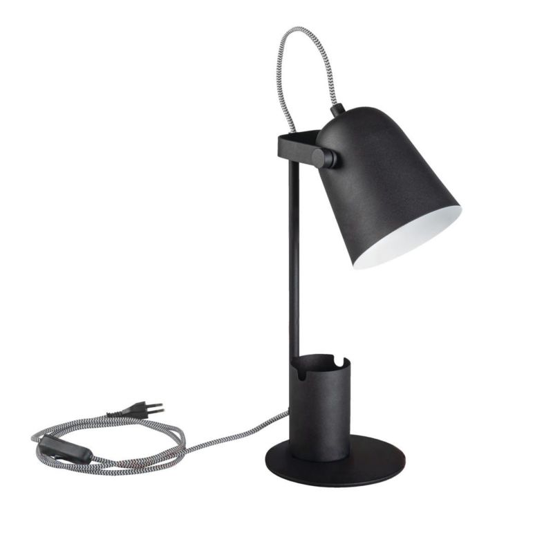 Lampka biurkowa Kanlux Raibo czarna 1 x E27 x 5W IP20 wym: 38 x 15 x 15 cm metal - 1 szt.