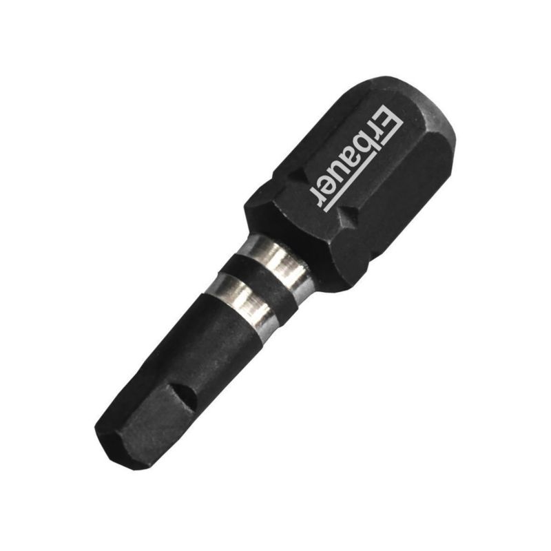 Bity udarowe Erbauer 25 mm SQ2 3 szt.