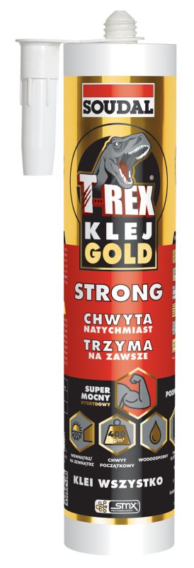 Klej Soudal T-Rex Gold 290 ml biały