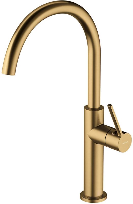 Bateria zlewozmywakowa Omnires Tiverton mosiądz szczotkowany