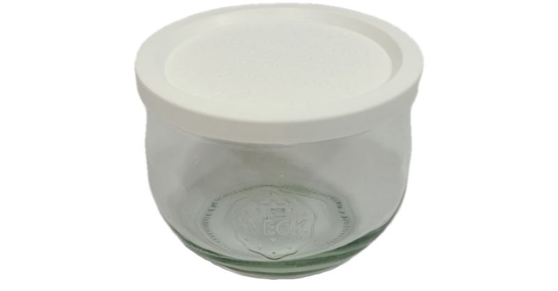 Słoik MODO24 Weck 580 ml fi 100 tulip plastikowe wieko 1 kpl.