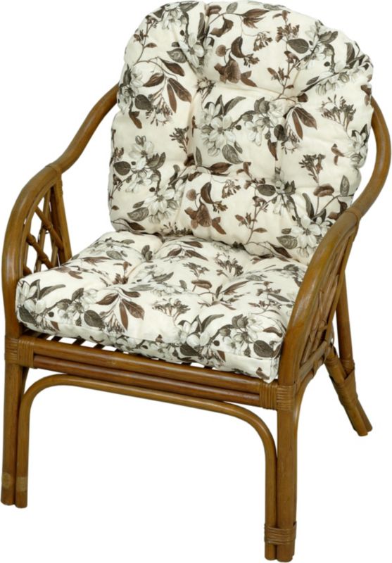 Poduszka na fotel rattanowy AMPO beżowy 1 szt.