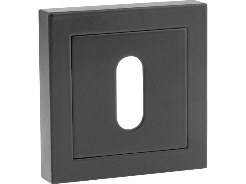 Szyld drzwiowy Kuchinox krótki kwadratowy na klucz czarny