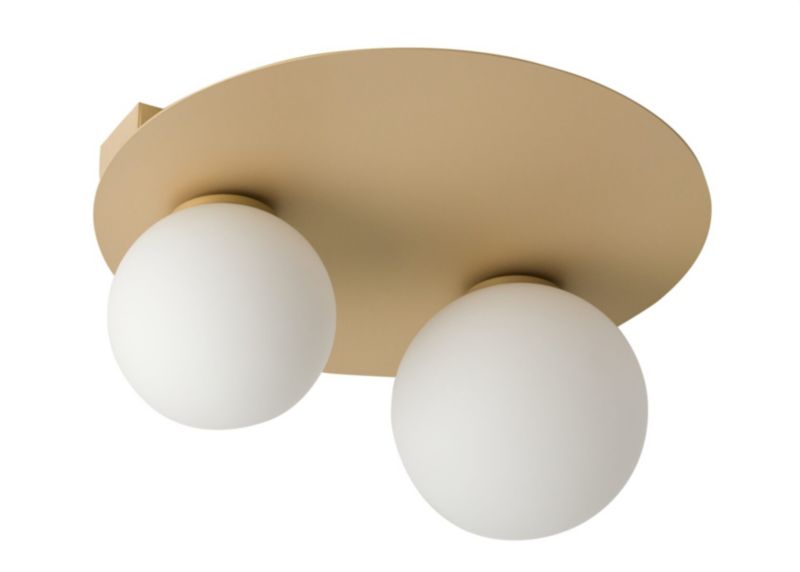 Lampa sufitowa wisząca Sigma Lighting Argon 5890 złoto-biała dekoracyjna 2xG9 x 1 szt.