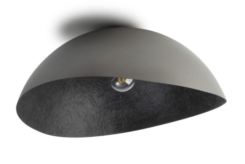 Lampa sufitowa wisząca Sigma Lighting Solaris 3516 srebrno-czarna dekoracyjna 1xE27 x 1 szt.
