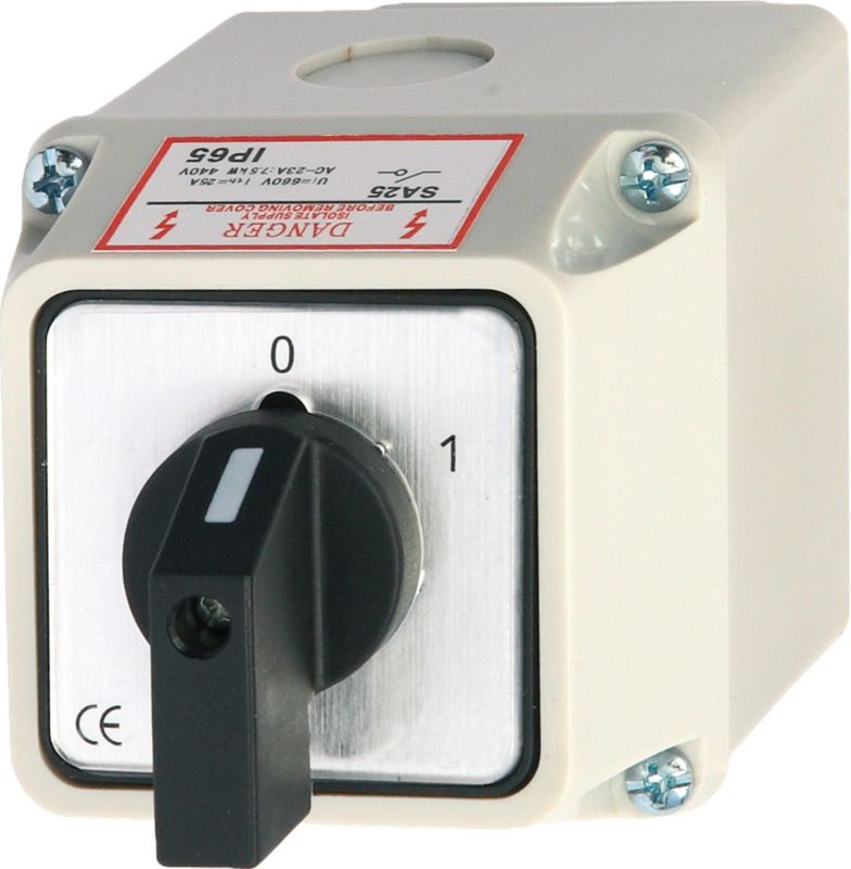 Rozłącznik 25 A obudowa 0-1 trójfazowy