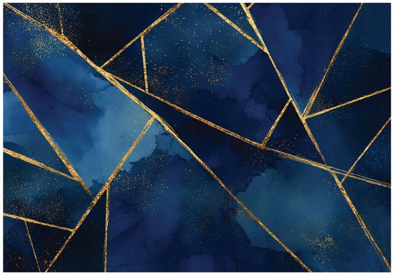 Fototapeta WALLARENA Do Sypialni Salonu Na Flizelinie Marmur Glamour Geometryczny 300x210 cm 1 szt.