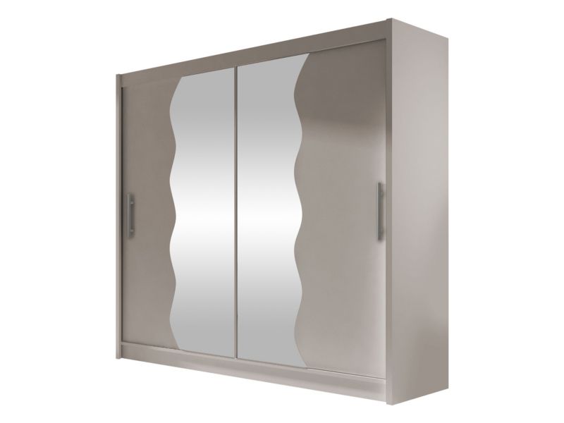 Szafa MIRJAN 24 z drzwiami przesuwnymi London X kaszmir/lustro 1 szt.