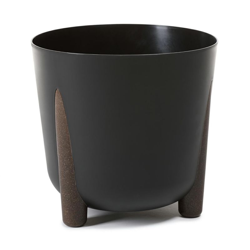 Donica HowHomely Tworzywo ECO Czarna 25cm