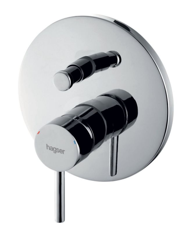 Bateria wannowo-prysznicowa podtynkowa Hagser Lisa chrom jednouchwytowa1 szt.