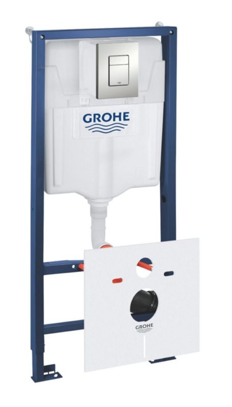 Stelaż WC Grohe Rapid SL Fresh 5w1 z przyciskiem skate cosmopolitan chrom mat 1 szt.