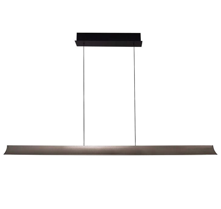 Lampa wisząca Maxlight Jo-Jo 3178 czarno-szara szerokość 124 cm wbudowany LED 38W 1 szt.