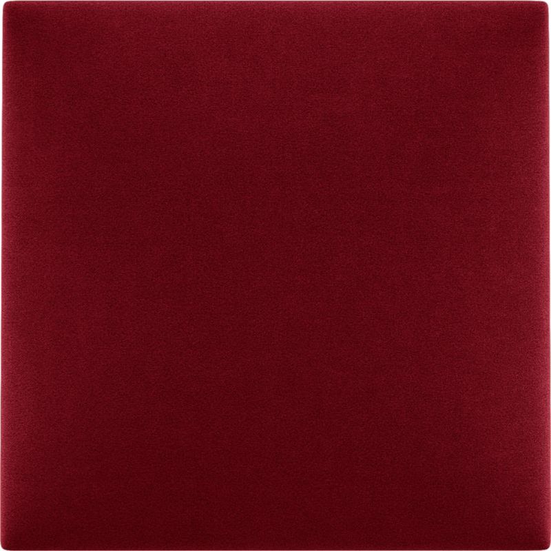 Panel ścienny tapicerowany Stegu Mollis kwadrat 30 x 30 cm czerwony