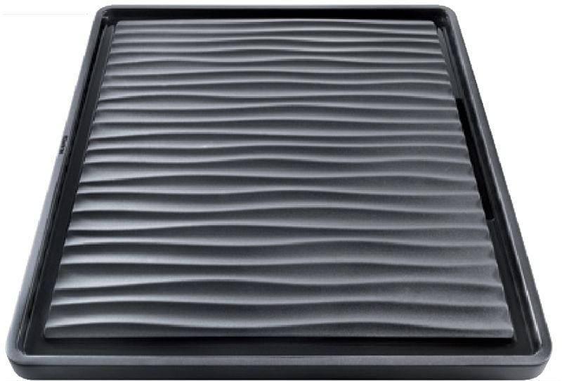 Wkładka Ociekowa Blanco Tworzywo 38x43 cm Czarna do Zlewozmywaków Podwieszanych 1 szt.