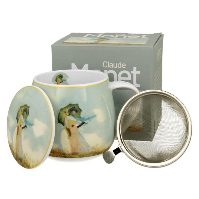 Kubek Baryłka Monet Woman DUO porcelanowy z zaparzaczem 430 ml 1 szt.