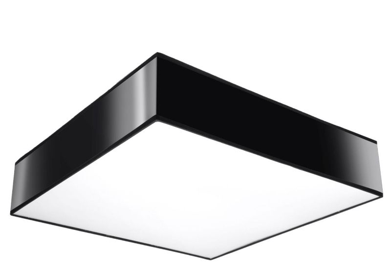 Plafon Sollux Lighting Horus czarny 3 x E27 x IP20 wym: 12 x 45 x 45 cm - 1 szt.