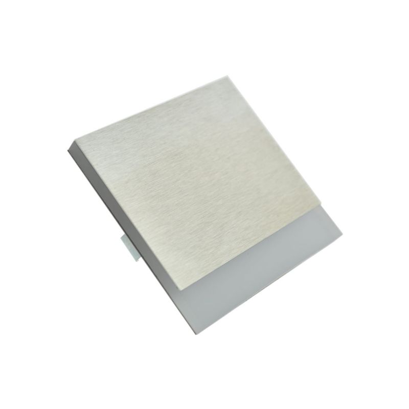 Oprawa oświetleniowa schodowa Eko-Light Berg biało-srebrna LED 0.6W 3000K 13lm IP20 wym: 7,5 x 2,3 cm kwadratowa - 1 szt.