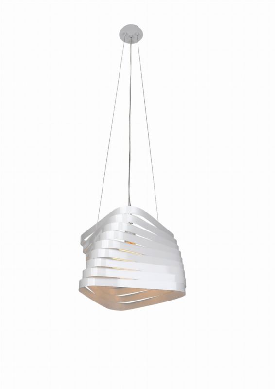 Lampa sufitowa Candellux Bizo biała wym: 140 x 40 x 40 cm 1xE27 x 60W 1 szt.