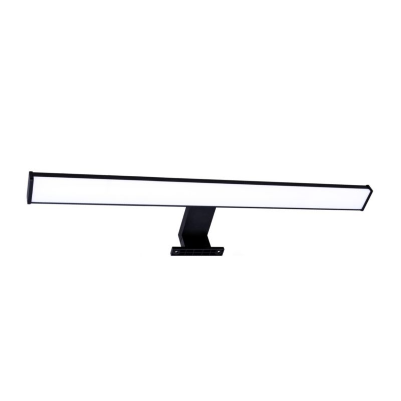 Kinkiet ścienny Polux Elba czarno-biały nad lustro LED 12W 4000K 1350lm IP44 wym: 4,4 x 60 x 11,2 cm - 1 szt.