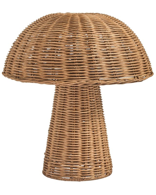 Lampa stołowa Grzybek Alero Rattan Naturalny 1 szt.