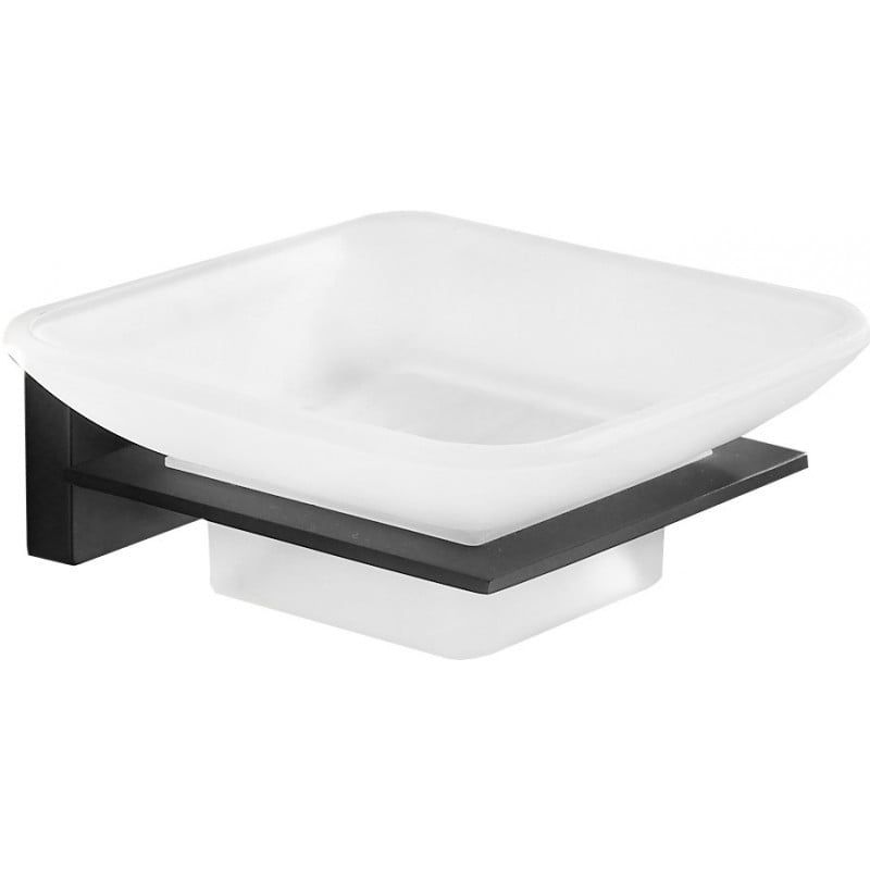 Mydelniczka ścienna Mexen Arno czarna 10,5x11,5 cm 1 szt.