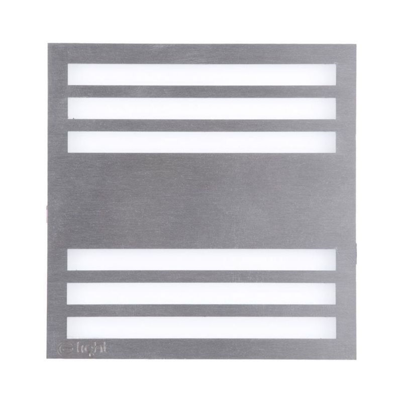 Oprawa oświetleniowa schodowa Eko-Light Pepers biało-srebrna LED 0.6W 4000K 14lm IP20 wym: 7,5 x 2,3 cm kwadratowa - 1 szt.