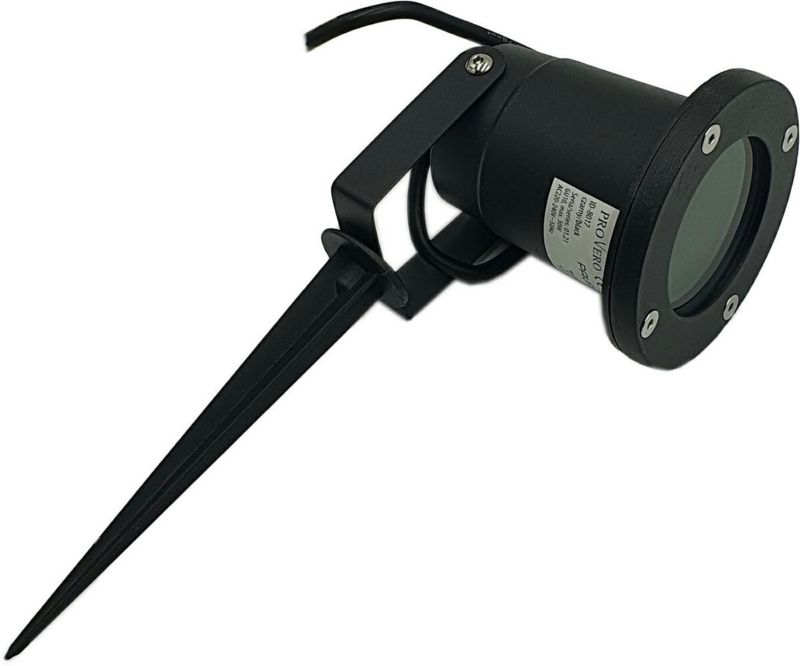 Lampa gruntowa wbijana IdeaLED Pava czarna 1 x GU10 x 30W IP54 wym: 15 x 9,8 x 10 cm - 1 szt.