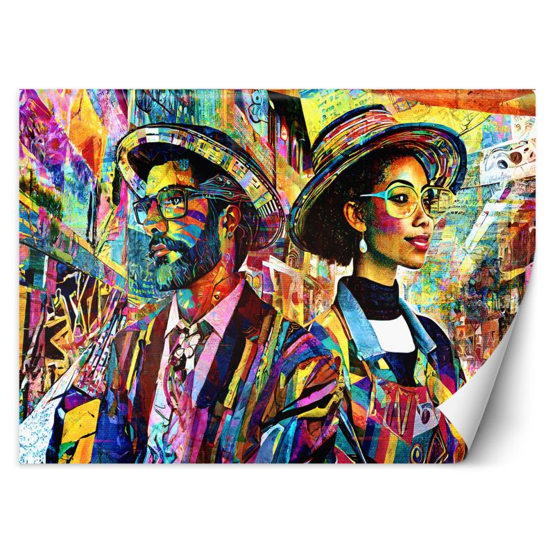 Fototapeta Feeby Kobieta i Mężczyzna Abstrakcja 100x70 1 szt