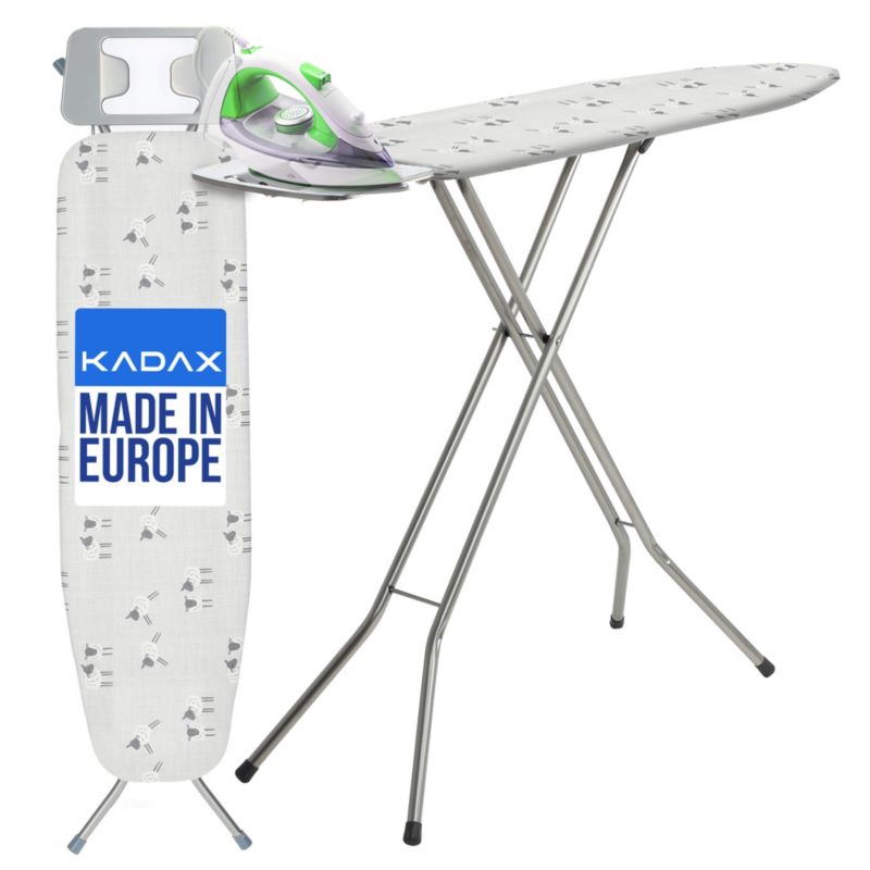 Deska Do Prasowania KADAX 110x30cm Składana Z Uchwytem Na Żelazko mała Solidna 1szt.