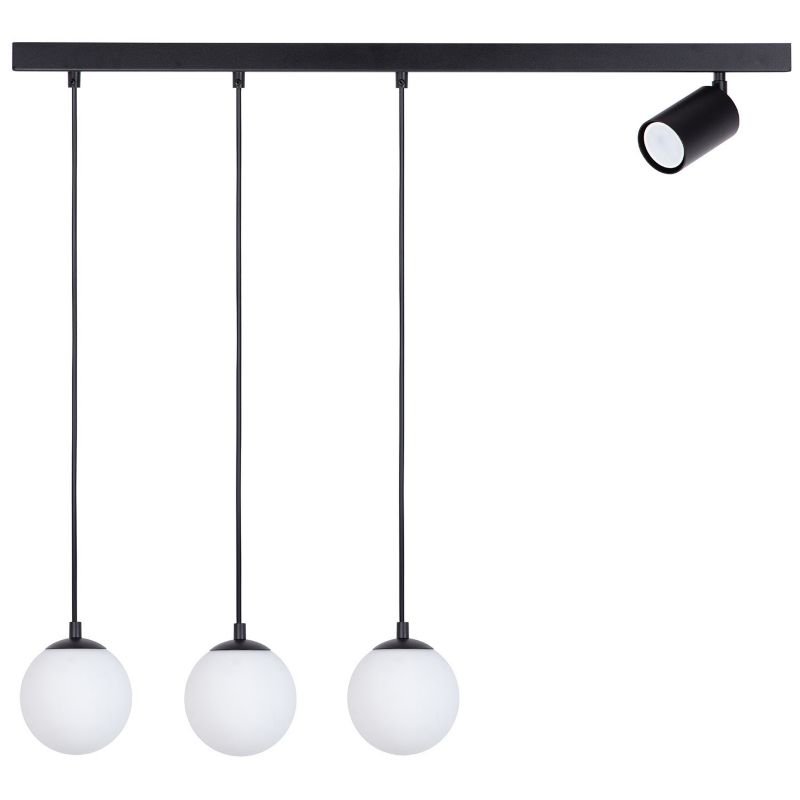 Lampa wisząca Sigma Lighting Tavira 7048 czarno-biała nowoczesna 4xG9+GU10 x 1 szt.