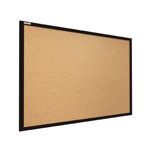 Tablica korkowa 90x60 cm ALLboards rama drewniana czarna 1 szt.