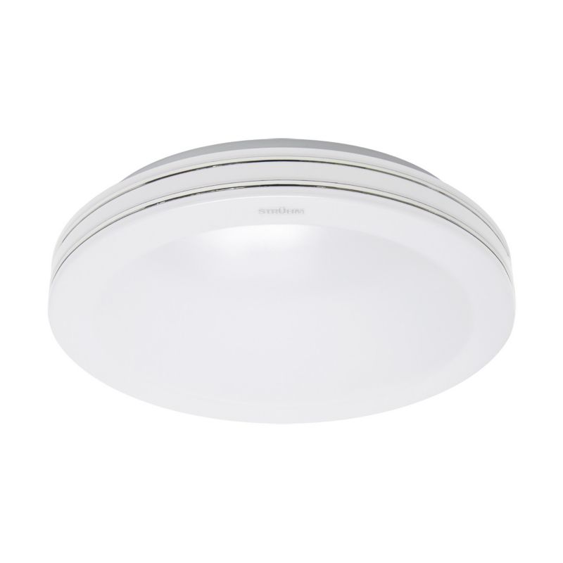 Plafon Struhm Soleo biały LED 24W 4100K 2280lm łazienkowy IP44 wym: 10,5 x 40 x 40 cm tworzywo sztuczne - 1 szt.