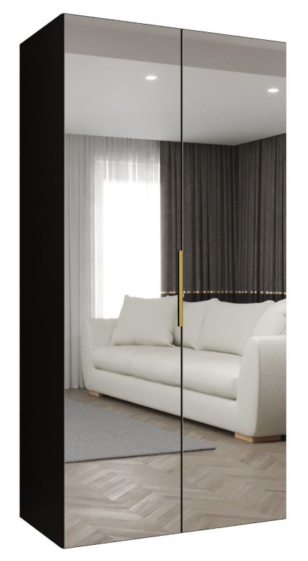 Szafa uchylna Abiks MARBELLA 3 100 wys 202 cm Czarny + Złoty 1 szt